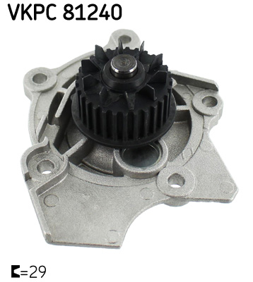 Vodné čerpadlo, chladenie motora SKF